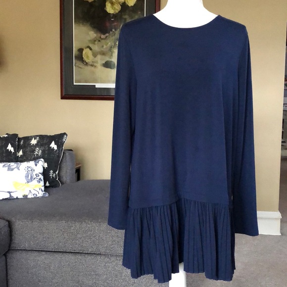 J. Jill Tops Jjill Navy Tunic Poshmark